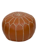Moroccan ottoman pouf - Sun Baked