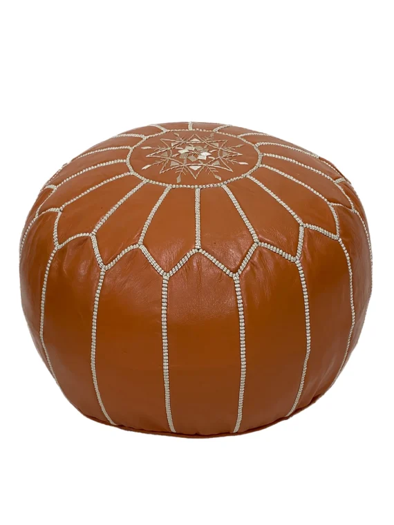 Moroccan ottoman pouf - Sun Baked
