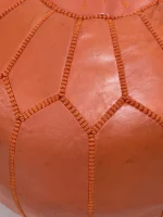 Moroccan ottoman pouf - Sunset Splendor