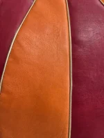 Moroccan ottoman pouf - Tangerine Touch