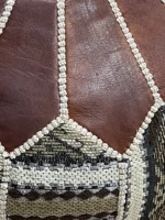 Moroccan ottoman pouf - Terra Tonic