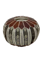 Moroccan ottoman pouf - Terra Tonic