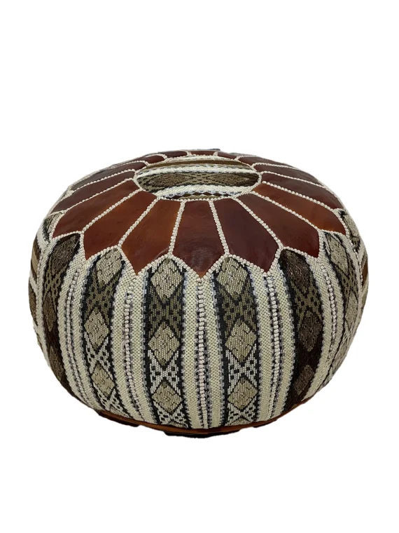 Moroccan ottoman pouf - Terra Tonic