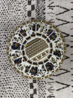 Moroccan ottoman pouf - Winter Wonderland