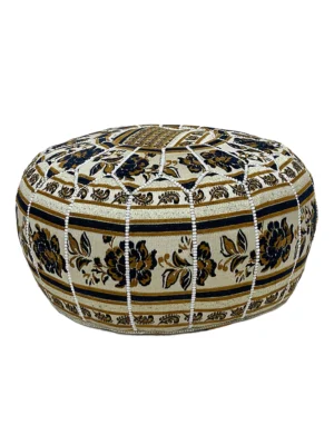 Moroccan Winter Wonderland Pouf