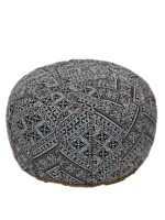 Moroccan ottoman pouf - Zebra Zen