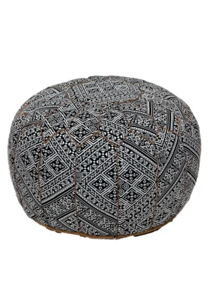 Moroccan Zebra Zen Pouf
