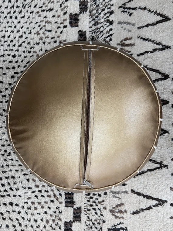 Moroccan ottoman pouf - Cocoa Charm