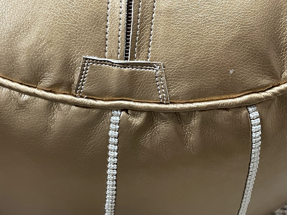 Moroccan ottoman pouf - Cocoa Charm