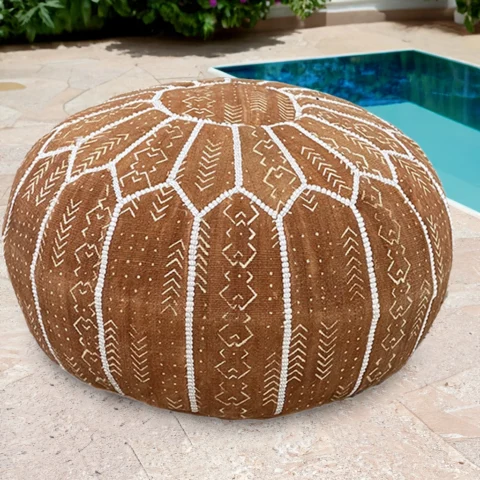 Moroccan ottoman pouf - African Ambience II