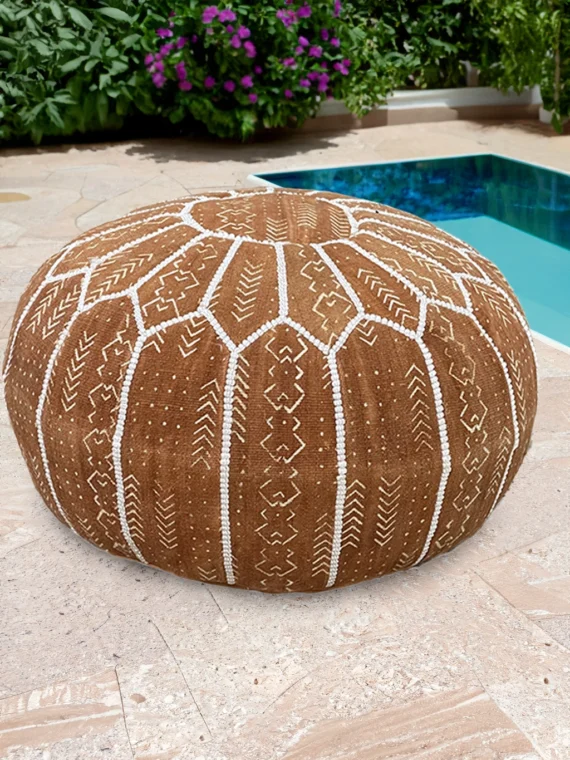 Moroccan ottoman pouf - African Ambience II