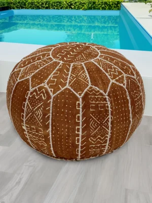 Moroccan ottoman pouf - African Ambience