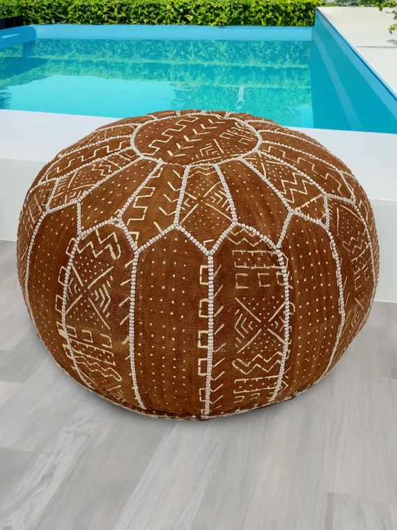 Moroccan ottoman pouf - African Ambience