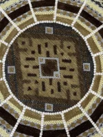 Moroccan ottoman pouf - African Illusion