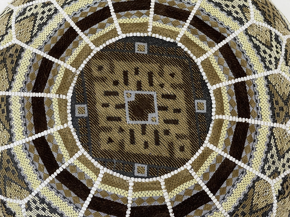 Moroccan ottoman pouf - African Illusion