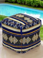Moroccan ottoman pouf - Atlas Adventure
