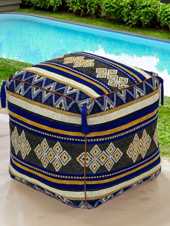Moroccan ottoman pouf - Atlas Adventure