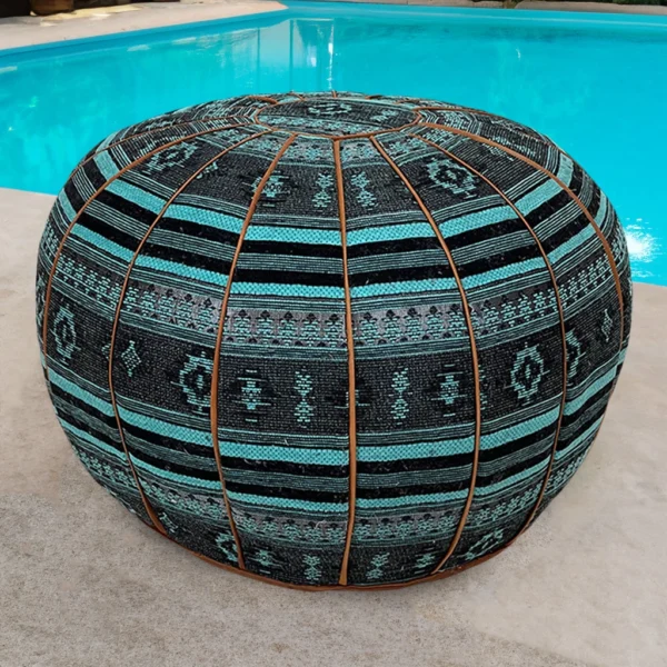 Moroccan Autumn Attitude Pouf