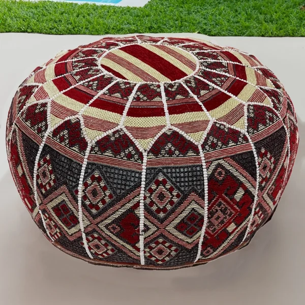 Moroccan Berber Boho Pouf