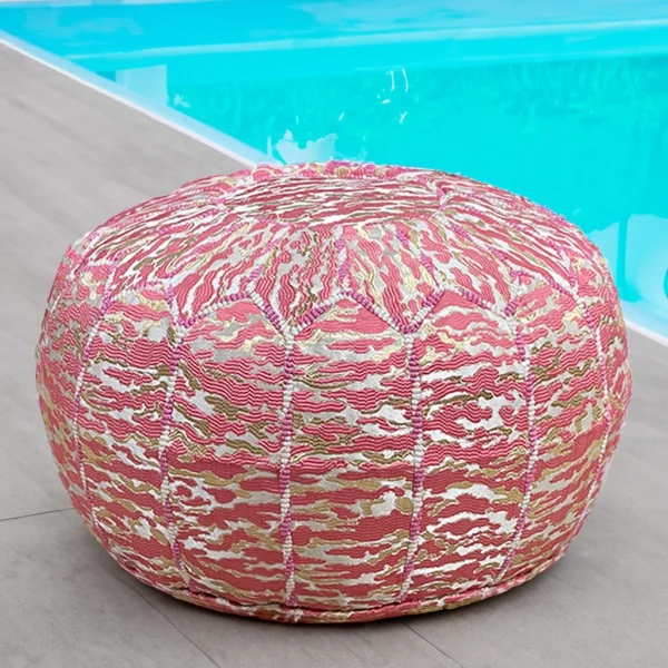 Moroccan Blush Pleasure Pouf