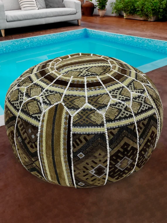 Moroccan ottoman pouf - Moroccan Charm