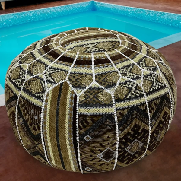 Moroccan Charm Pouf