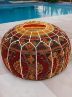 Moroccan ottoman pouf - Cinnamon Casbah