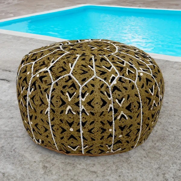 Moroccan The Cinnamon Chill Pouf