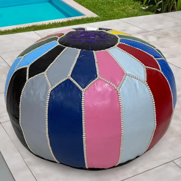 Moroccan Colorful Charisma Pouf