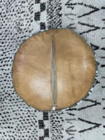 Moroccan ottoman pouf - Cookies and Cream
