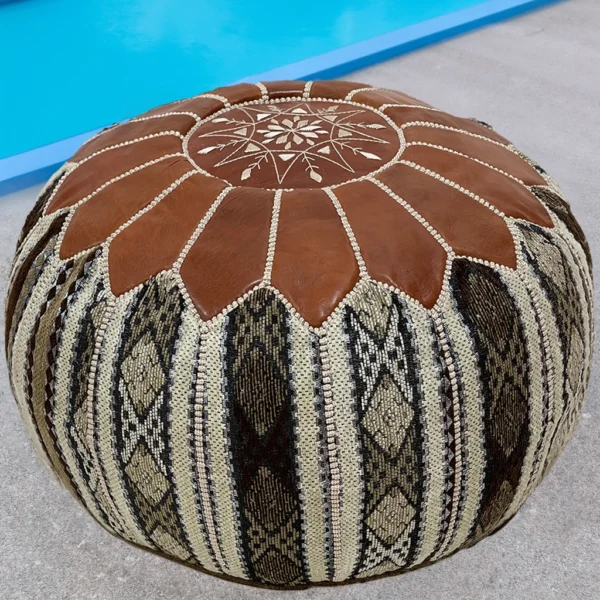 Moroccan Desert Dunes Pouf