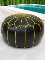 Moroccan ottoman pouf - Dusk Delight