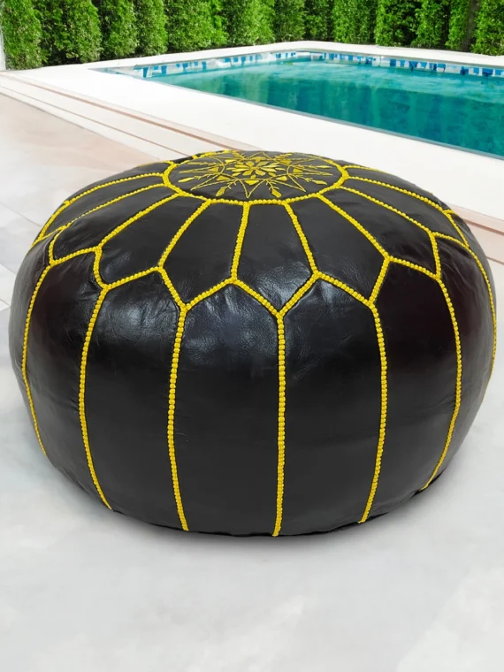 Moroccan ottoman pouf - Dusk Delight