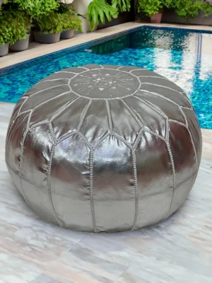 Moroccan ottoman pouf - Glittering Glam