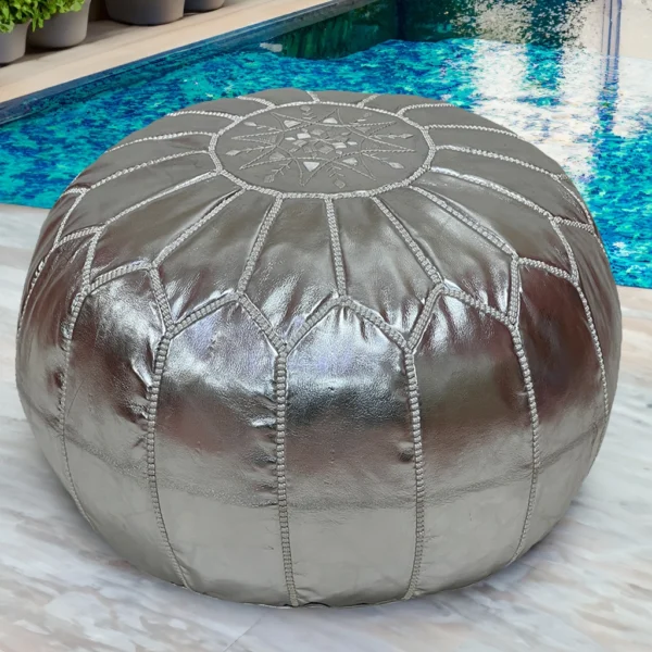 Moroccan Glittering Glam Pouf