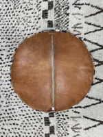 Moroccan ottoman pouf - Golden Hour