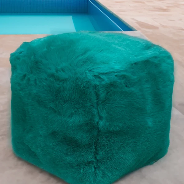 Moroccan Green Tea Pouf