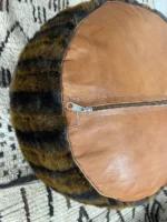 Moroccan ottoman pouf - Henna Oasis