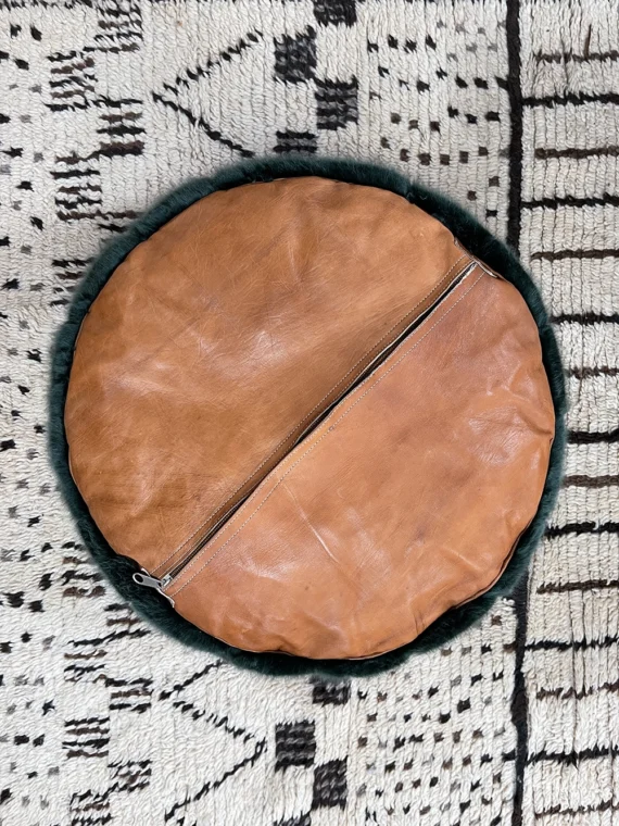 Moroccan ottoman pouf - Jungle Gem