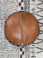 Moroccan ottoman pouf - Licorice Lullaby