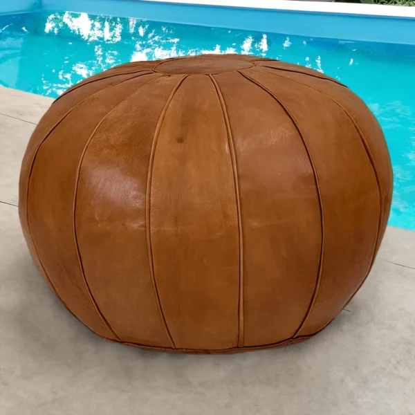 Moroccan Maple Mist Pouf