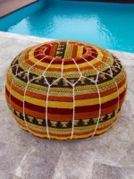 Moroccan ottoman pouf - Marrakech Gueliz