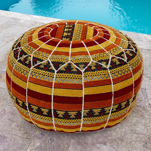 Moroccan Marrakech Gueliz Pouf