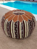 Moroccan ottoman pouf - Marrakech Medley