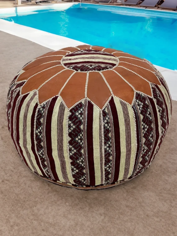 Moroccan ottoman pouf - Marrakech Medley