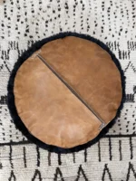 Moroccan ottoman pouf - Midnight Medina