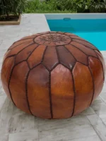 Moroccan ottoman pouf - Moroccan Mystique