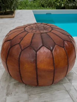 Moroccan ottoman pouf - Moroccan Mystique
