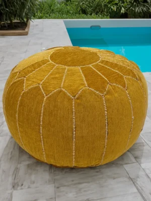 Moroccan ottoman pouf - Nomad's Nest