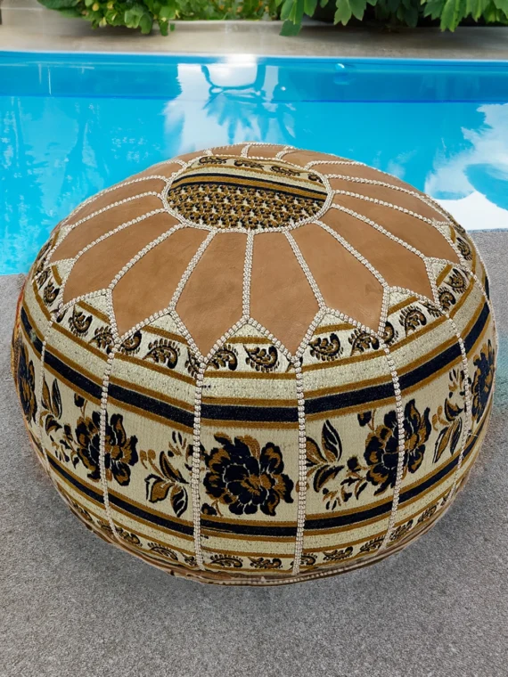 Moroccan ottoman pouf - Rabat Resting